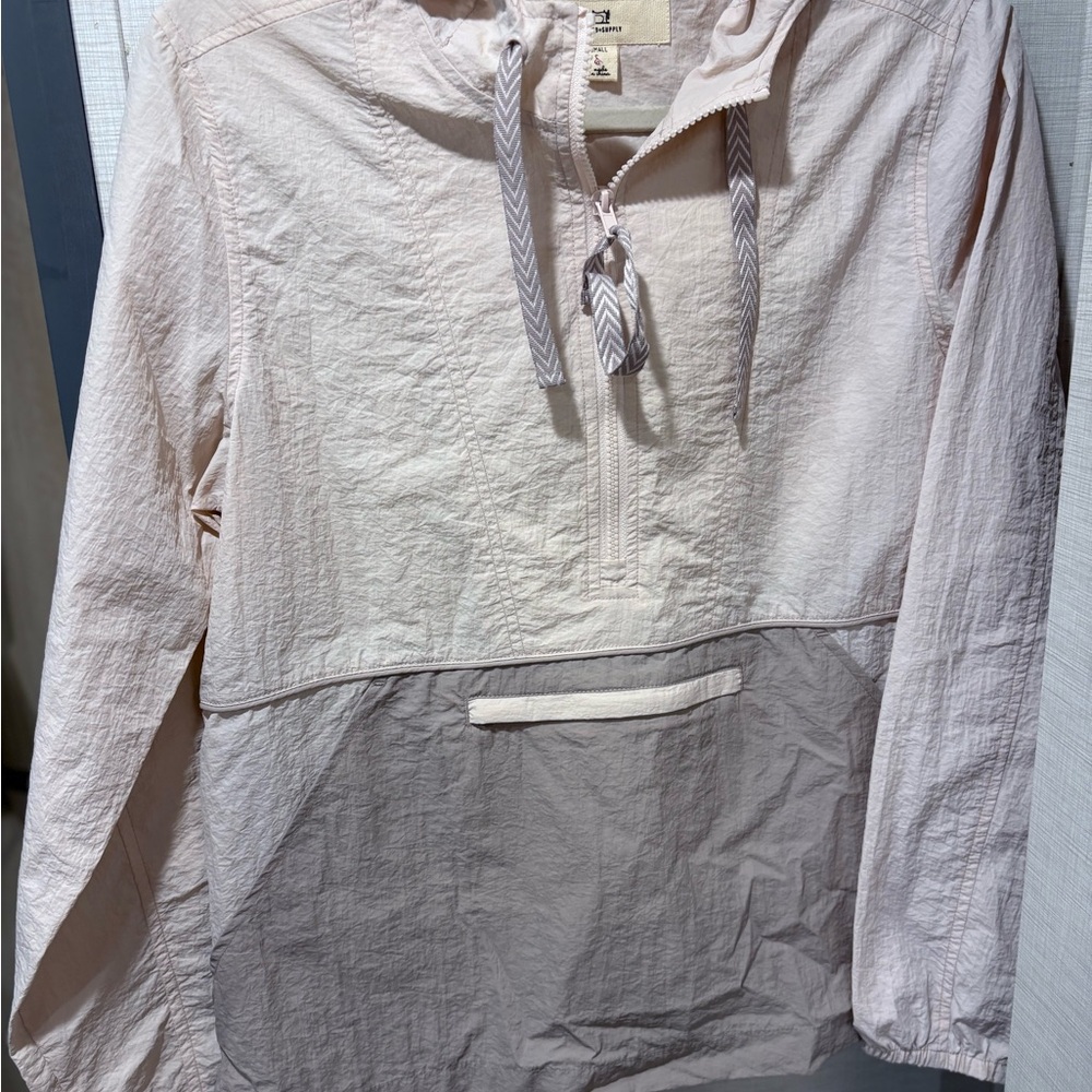 Thread & Supply Two-Tone Jacket in pink and Gray